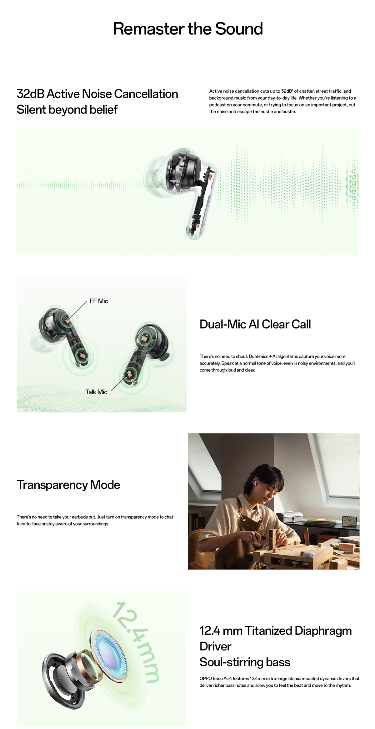 Oppo Enco Buds With Noise Cancellation OPPO Enco Buds With 28