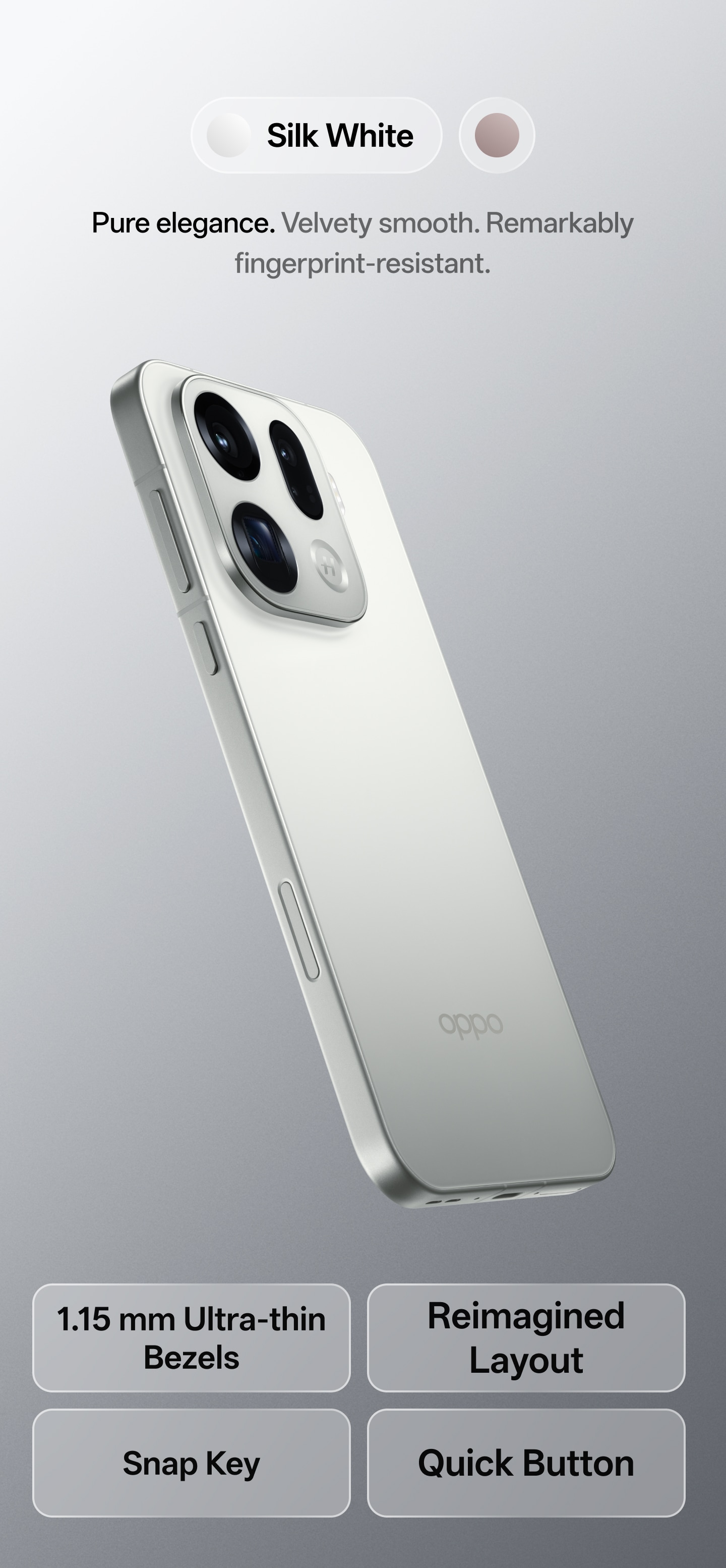 OPPO Find X9 Pro 中国版 12/256GB ホワイト 中国版 新型 OPPO Find X9 Pro 5G 携帯電話 6.78インチ AMOLED MTK